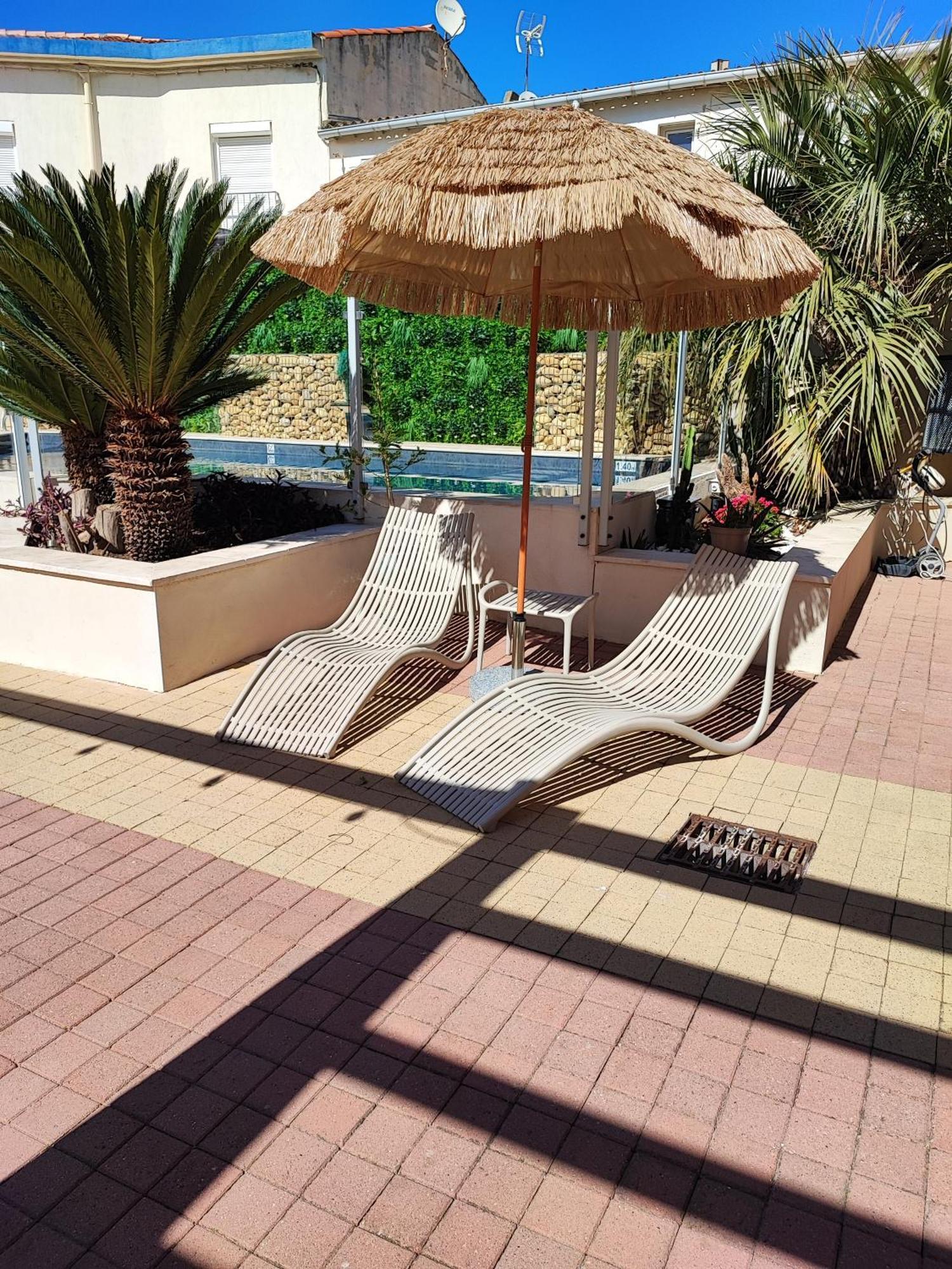 Logis Hotel De La Clape Narbonne-Plage Exterior foto