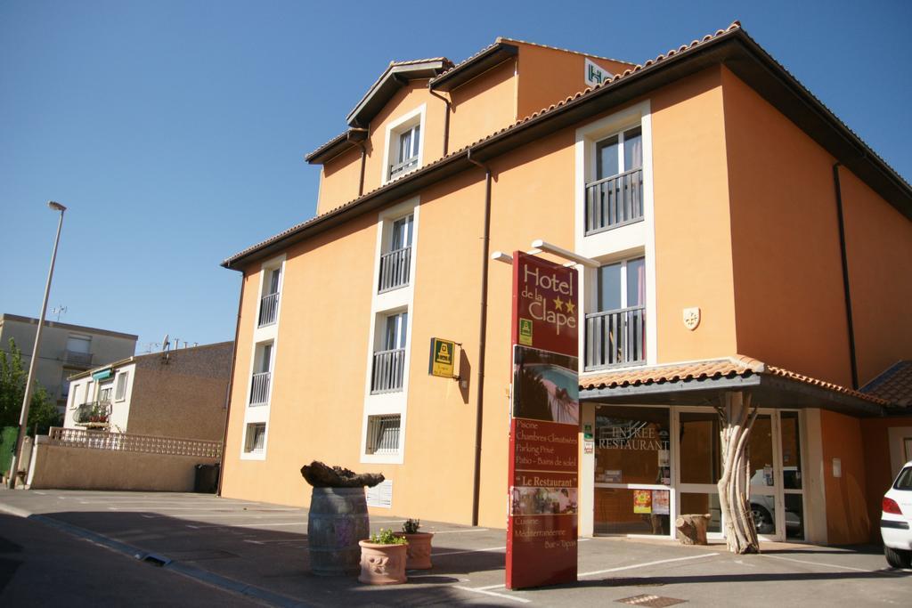 Logis Hotel De La Clape Narbonne-Plage Exterior foto